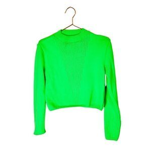 EUC ASOS Collusion Green Knit Sweater Top US 8